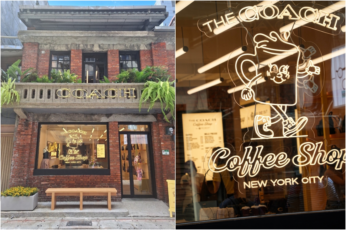 全台首家「The COACH Coffee Shop」座落赤峰街！結合精品與咖啡複合式店面打造年輕活潑的全新概念